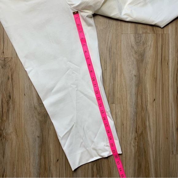 CHAPS Slimming Fit White Stretch Capri Pants Cropped - NEW with tags - Size 12 - Picture 11 of 11
